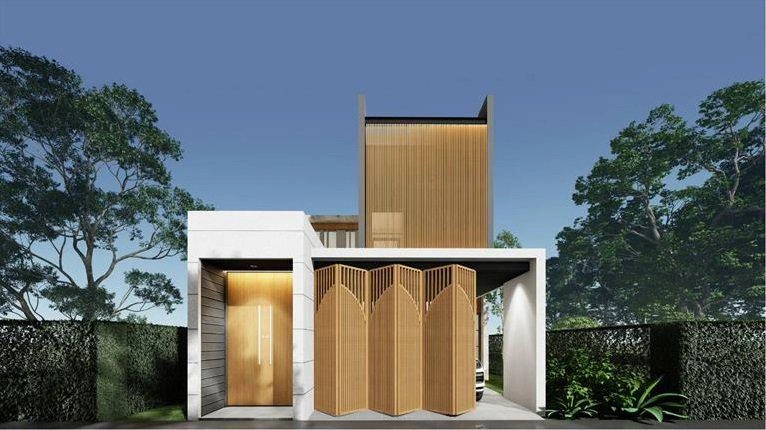 Villas in a modern residential complex in Phuket, Thailand