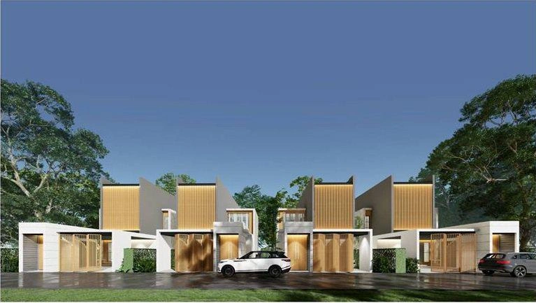 Villas in a modern residential complex in Phuket, Thailand