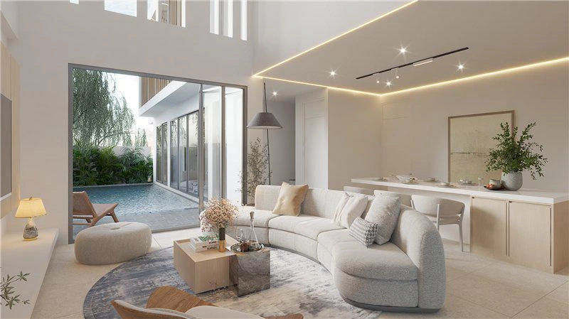 Villas in a modern residential complex in Phuket, Thailand