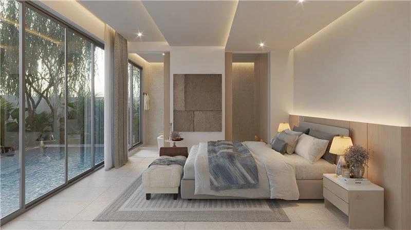 Villas in a modern residential complex in Phuket, Thailand