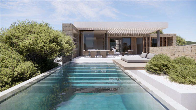 Sea Caves, Paphos, Cyprus में एक आवासीय परिसर के विला