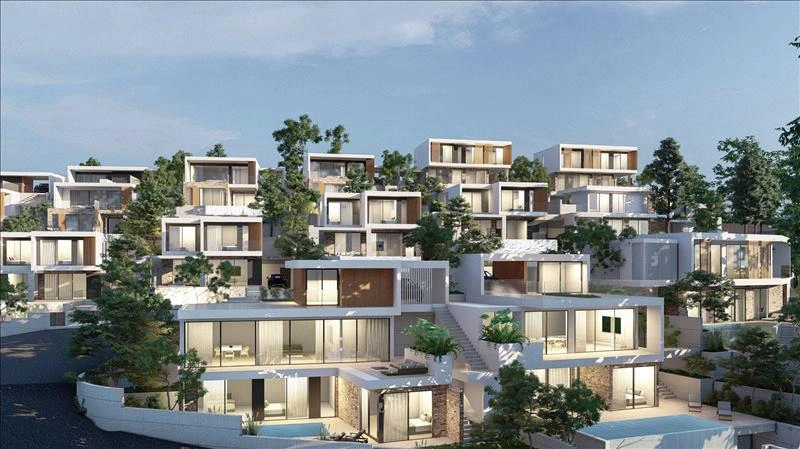 فيلات في مجمع سكني جديد في جيروسكيبّو، بافوس، قبرص