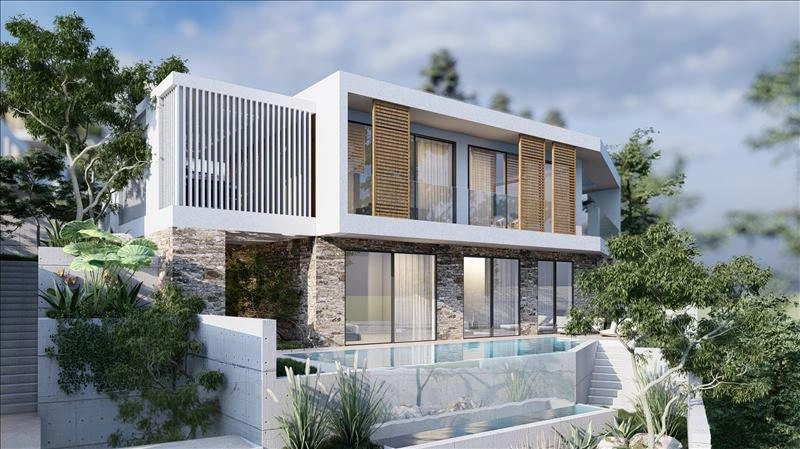 فيلات في مجمع سكني جديد في جيروسكيبّو، بافوس، قبرص