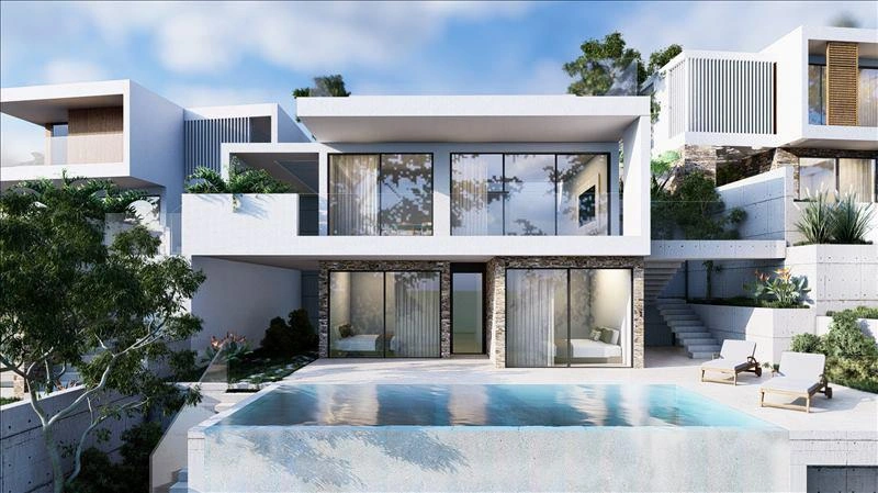فيلات في مجمع سكني جديد في جيروسكيبّو، بافوس، قبرص