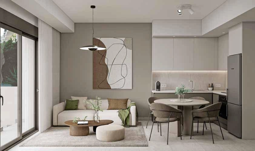 Apartments in a residential complex in Attica, Greece