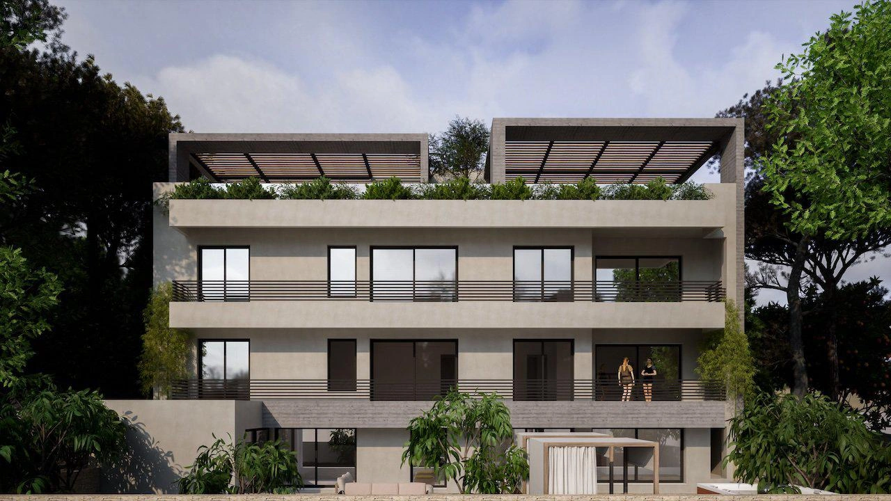 Apartments in a modern residential complex in Attica, Greece