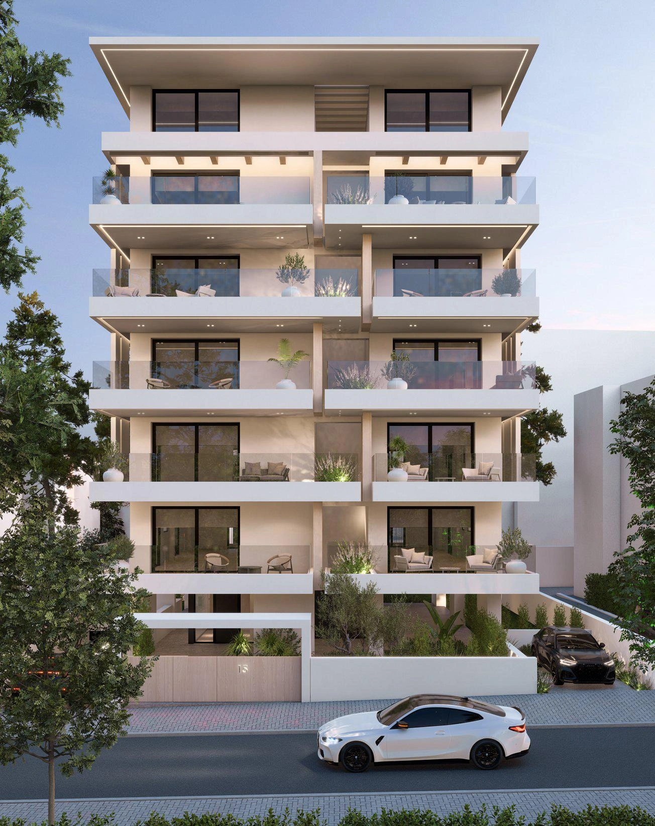 Apartamentos num novo empreendimento residencial na Ática, Grécia