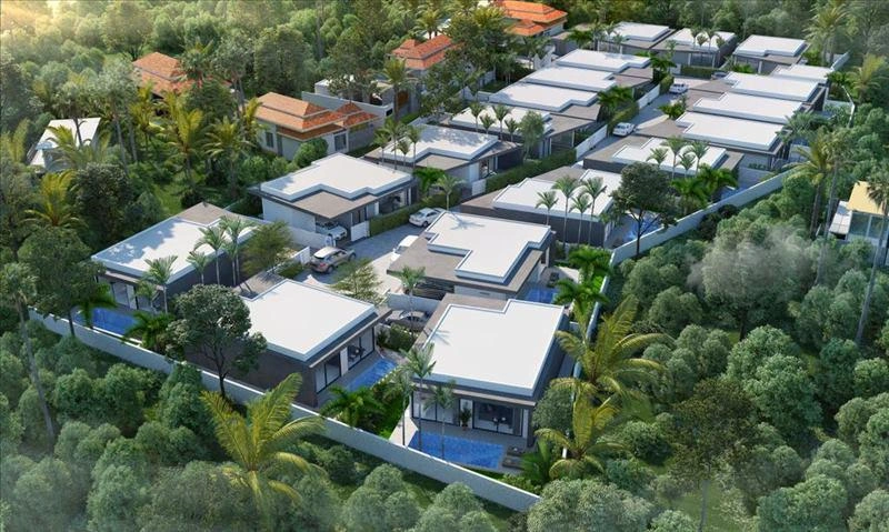 Villas dans une résidence fermée à Phuket, Thaïlande