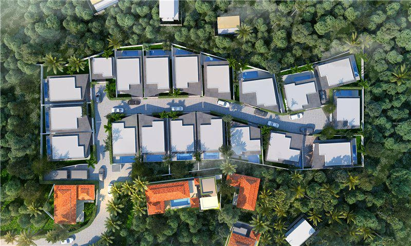 Villas dans une résidence fermée à Phuket, Thaïlande