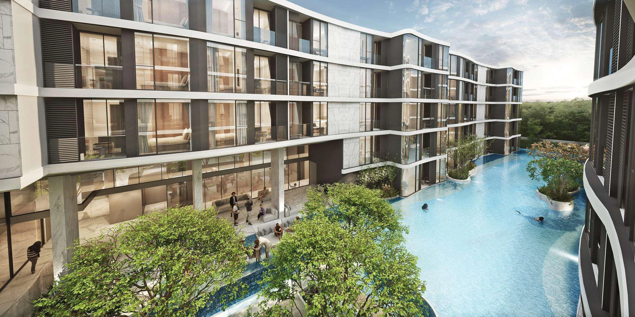 شقق في مجمع سكني حديث في بوكيت، تايلاند