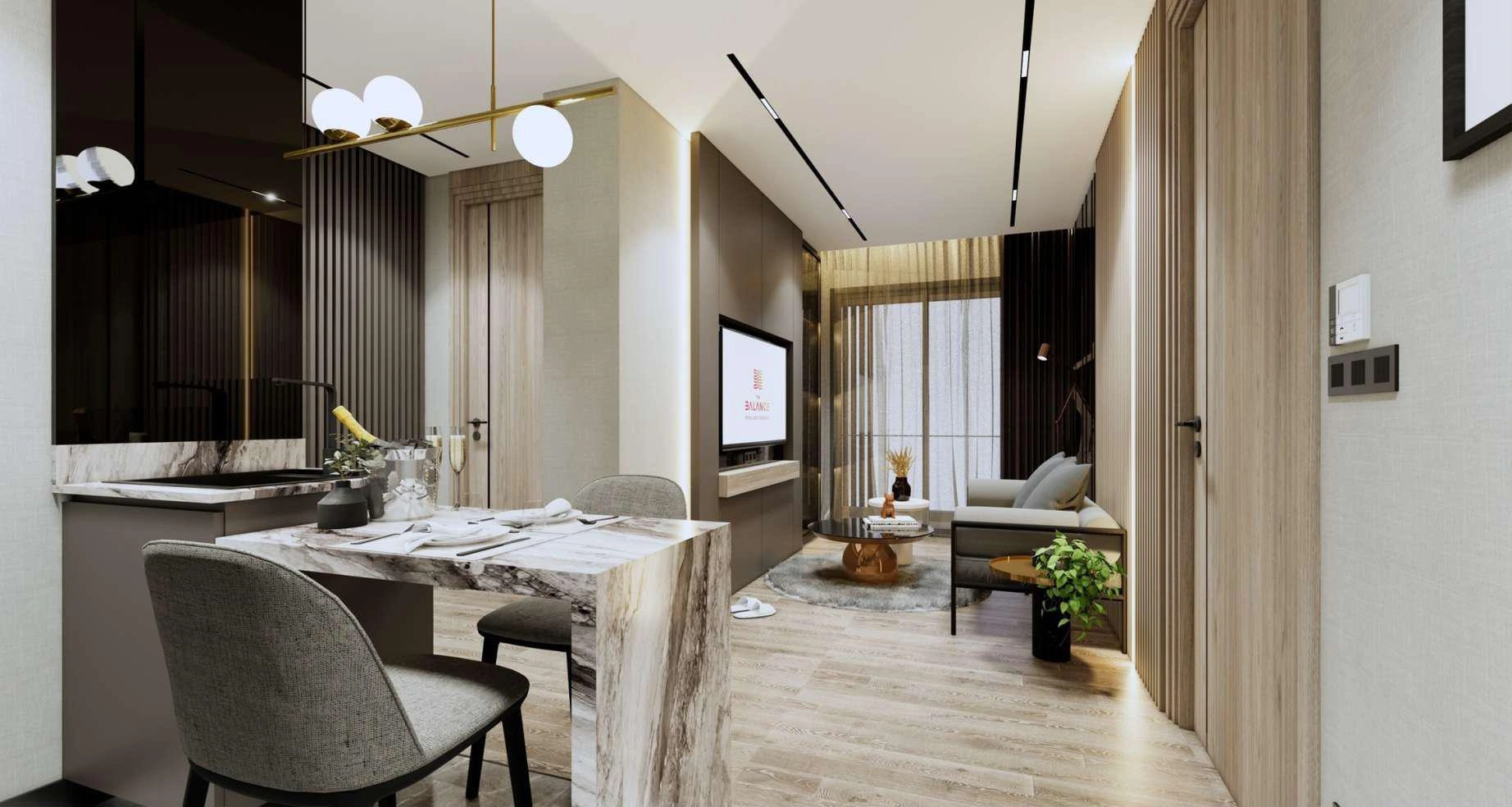 شقق في مجمع سكني حديث في بوكيت، تايلاند