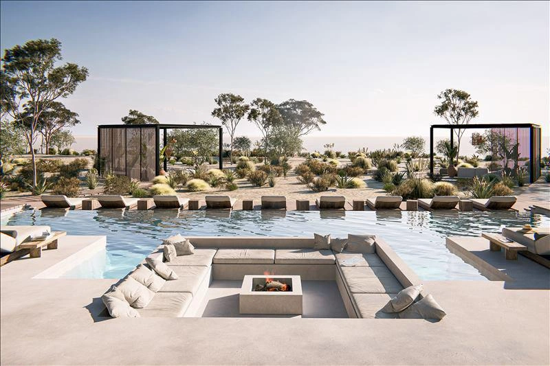 Residences in a beachfront residential project in Protaras, Famagusta, Cyprus