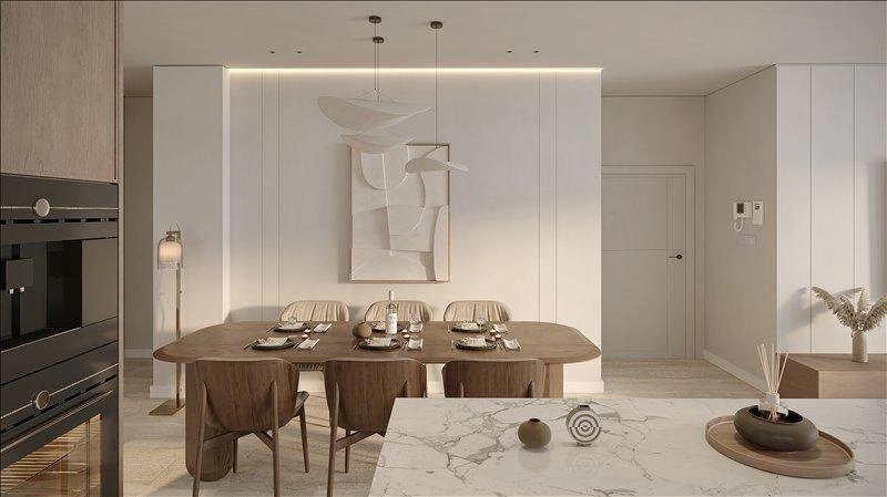 Villas in a modern residential complex in Famagusta, Cyprus