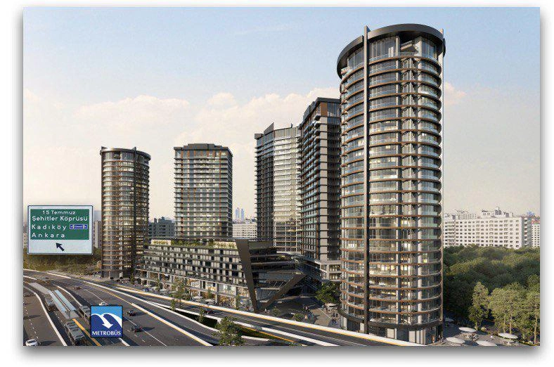 Apartments in a mixed-use project in Kadıköy, Istanbul, Turkiye