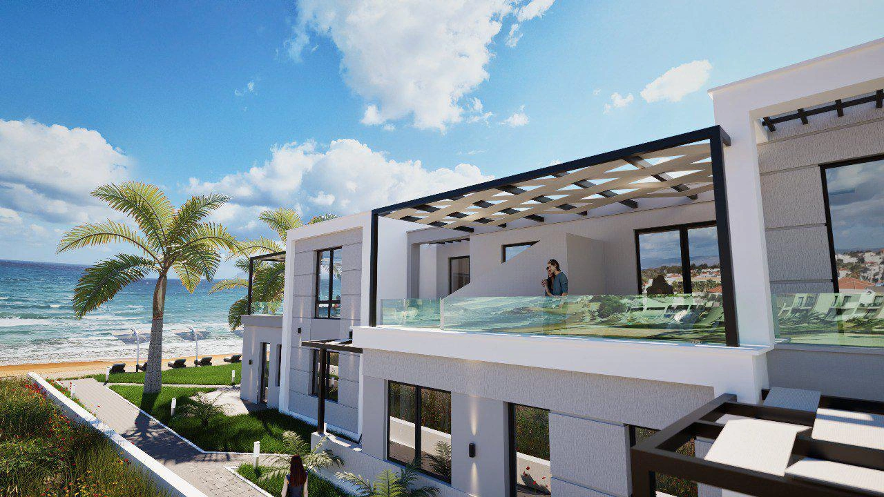 Apartments in a modern residential complex in Crete, Greece