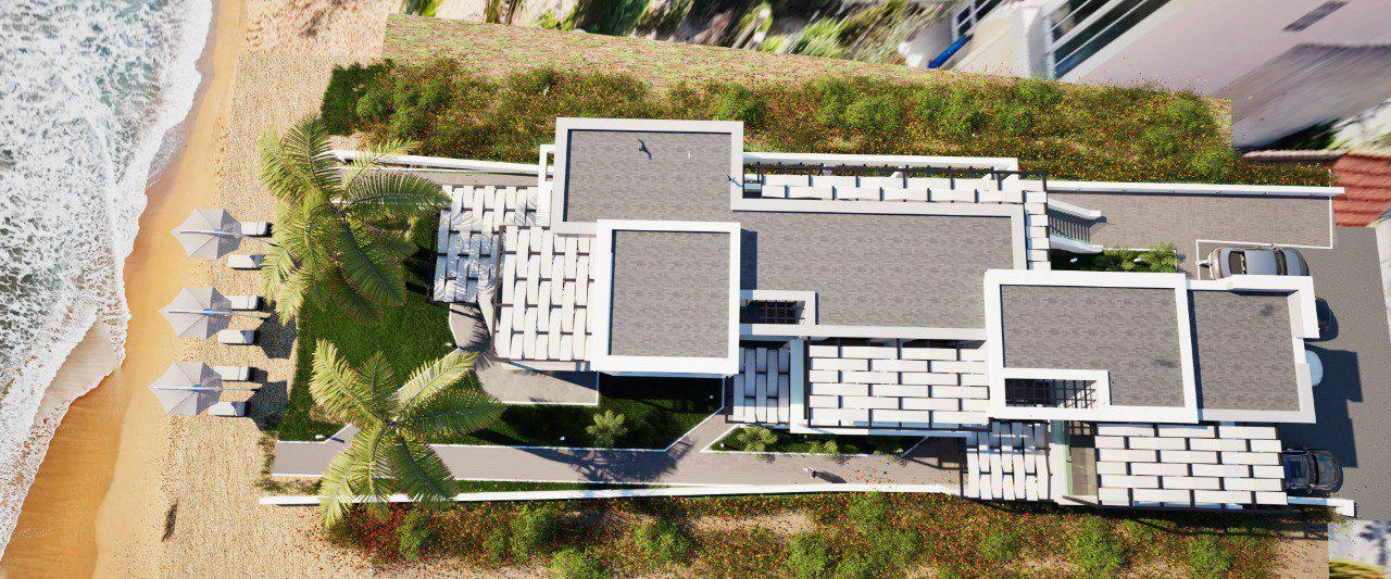 Apartments in a modern residential complex in Crete, Greece