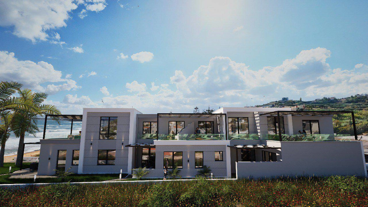 Apartments in a modern residential complex in Crete, Greece