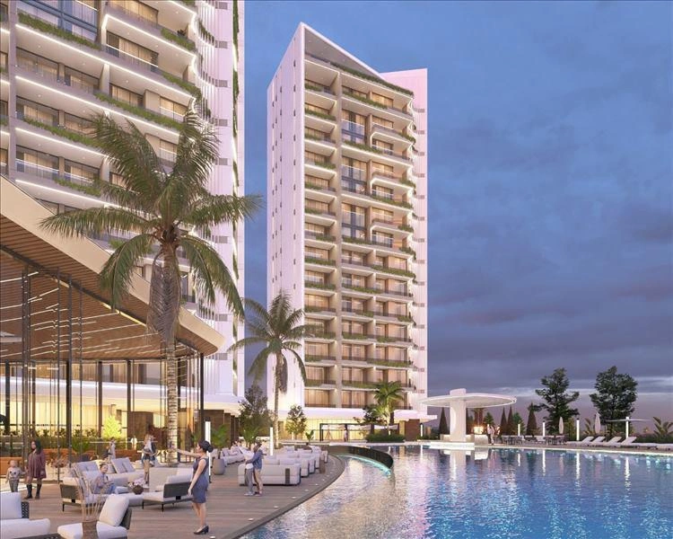 آپارتمانهایی در مجتمع چندمنظوره در لارناکا، قبرس