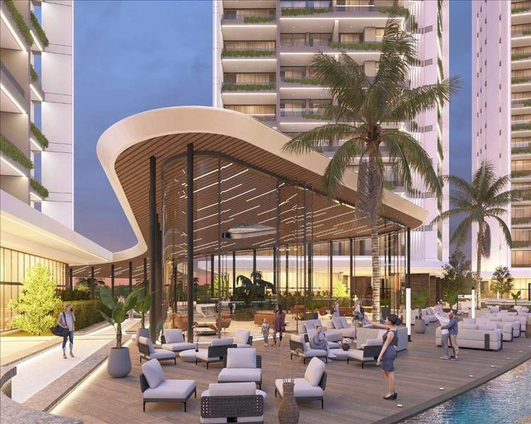 آپارتمانهایی در مجتمع چندمنظوره در لارناکا، قبرس