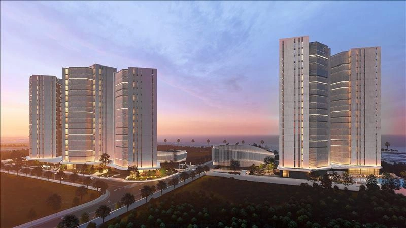 آپارتمانهایی در مجتمع چندمنظوره در لارناکا، قبرس