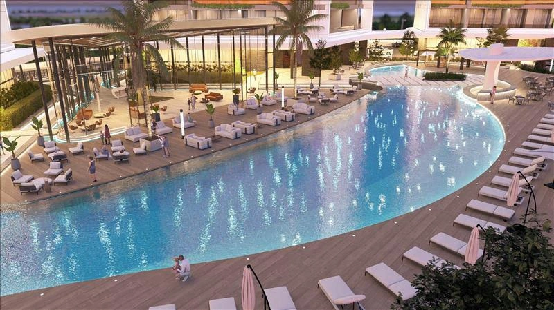 آپارتمانهایی در مجتمع چندمنظوره در لارناکا، قبرس