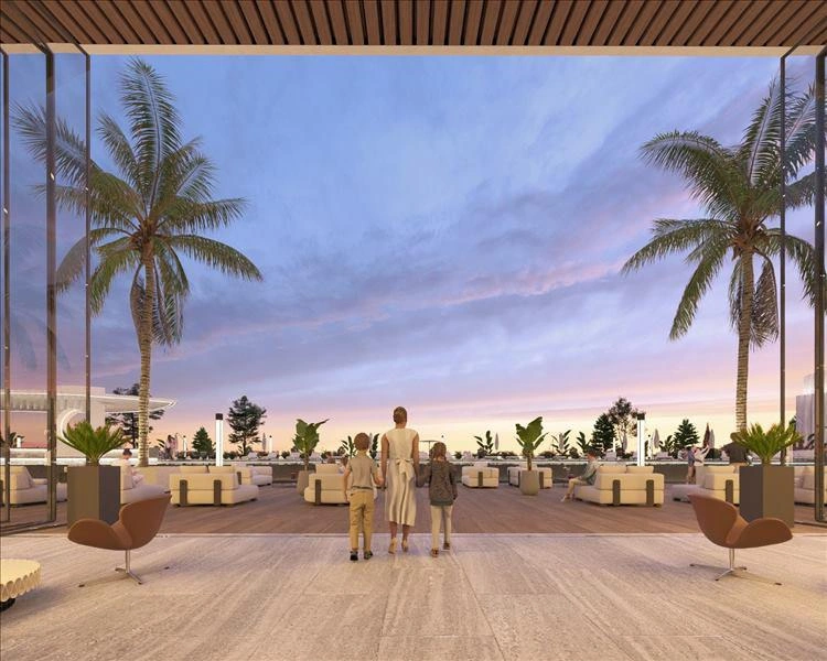 آپارتمانهایی در مجتمع چندمنظوره در لارناکا، قبرس