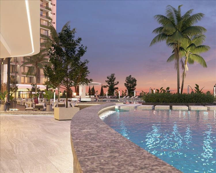 آپارتمانهایی در مجتمع چندمنظوره در لارناکا، قبرس