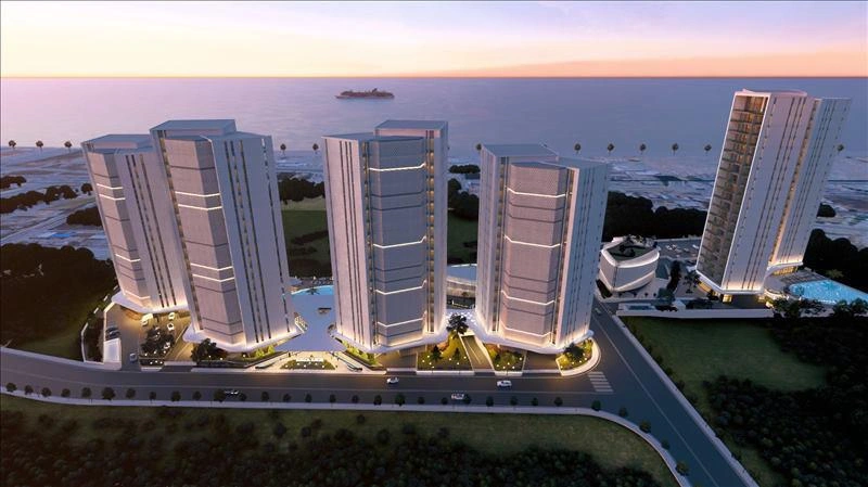 آپارتمانهایی در مجتمع چندمنظوره در لارناکا، قبرس