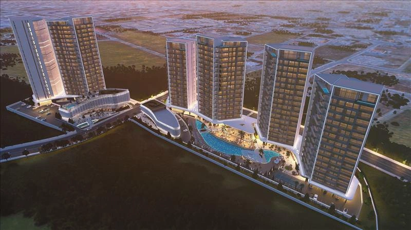 آپارتمانهایی در مجتمع چندمنظوره در لارناکا، قبرس