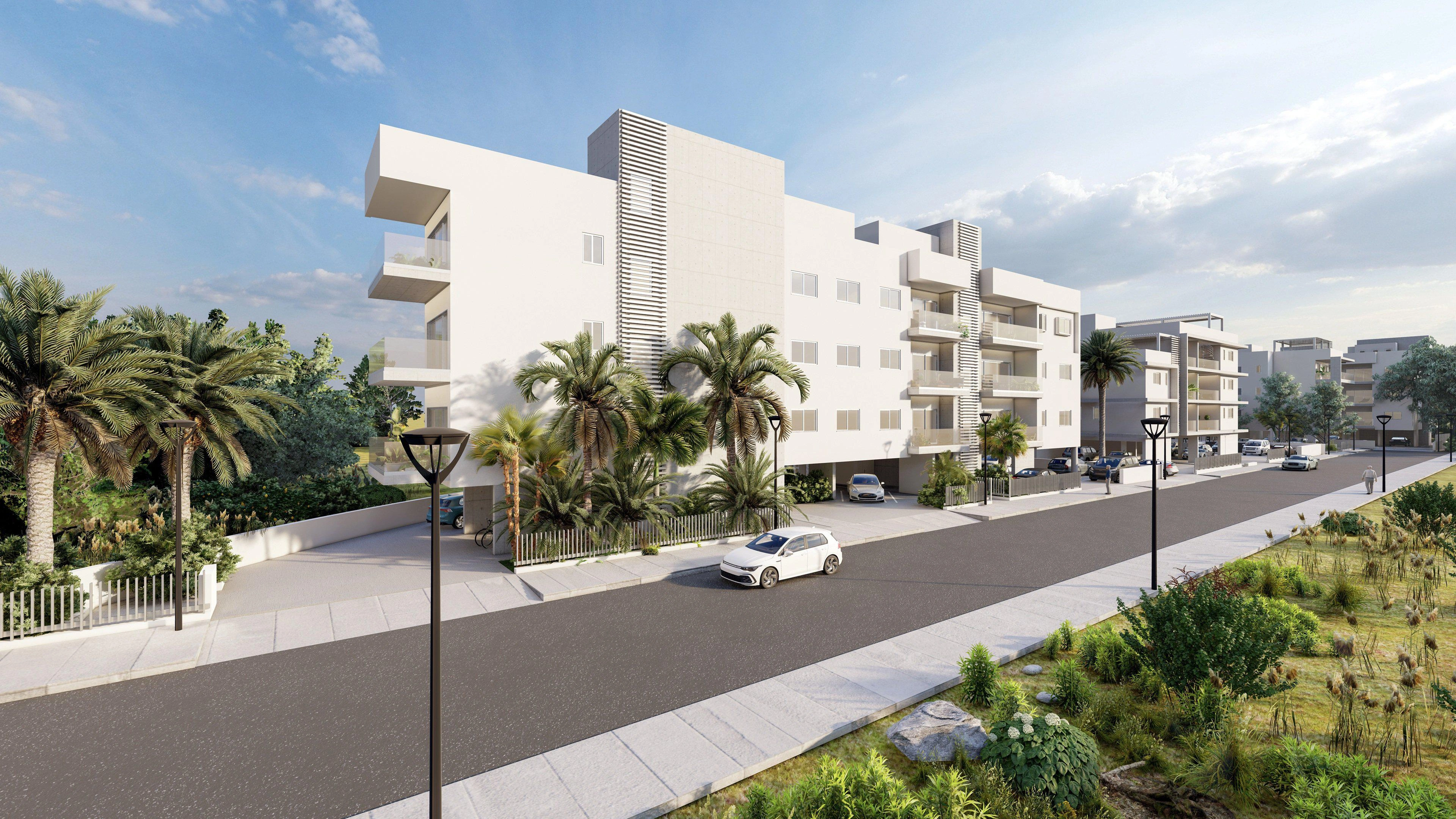 Apartments in a modern residential complex in Larnaca, Cyprus
