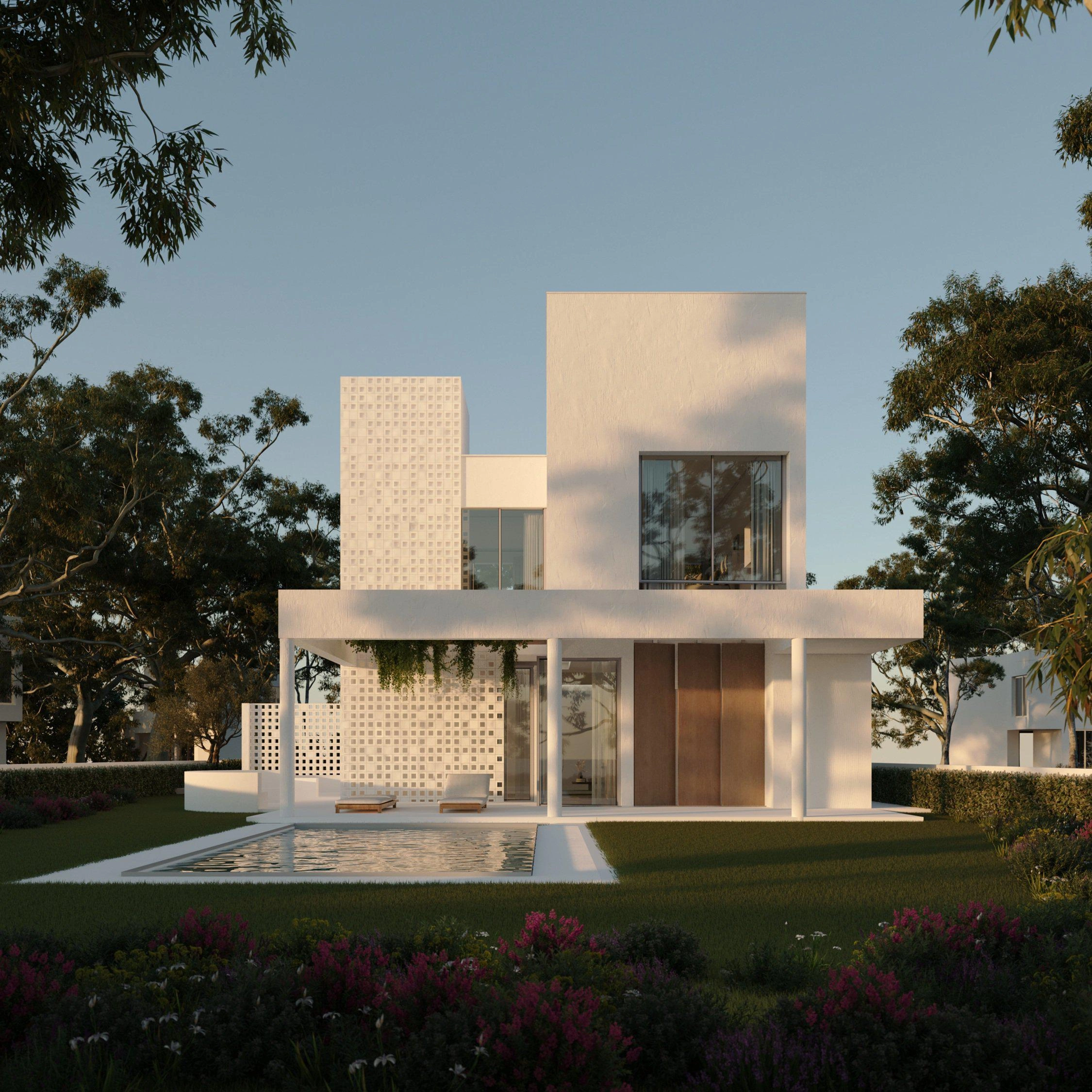 Ville in un nuovo complesso residenziale a Larnaca, Cipro