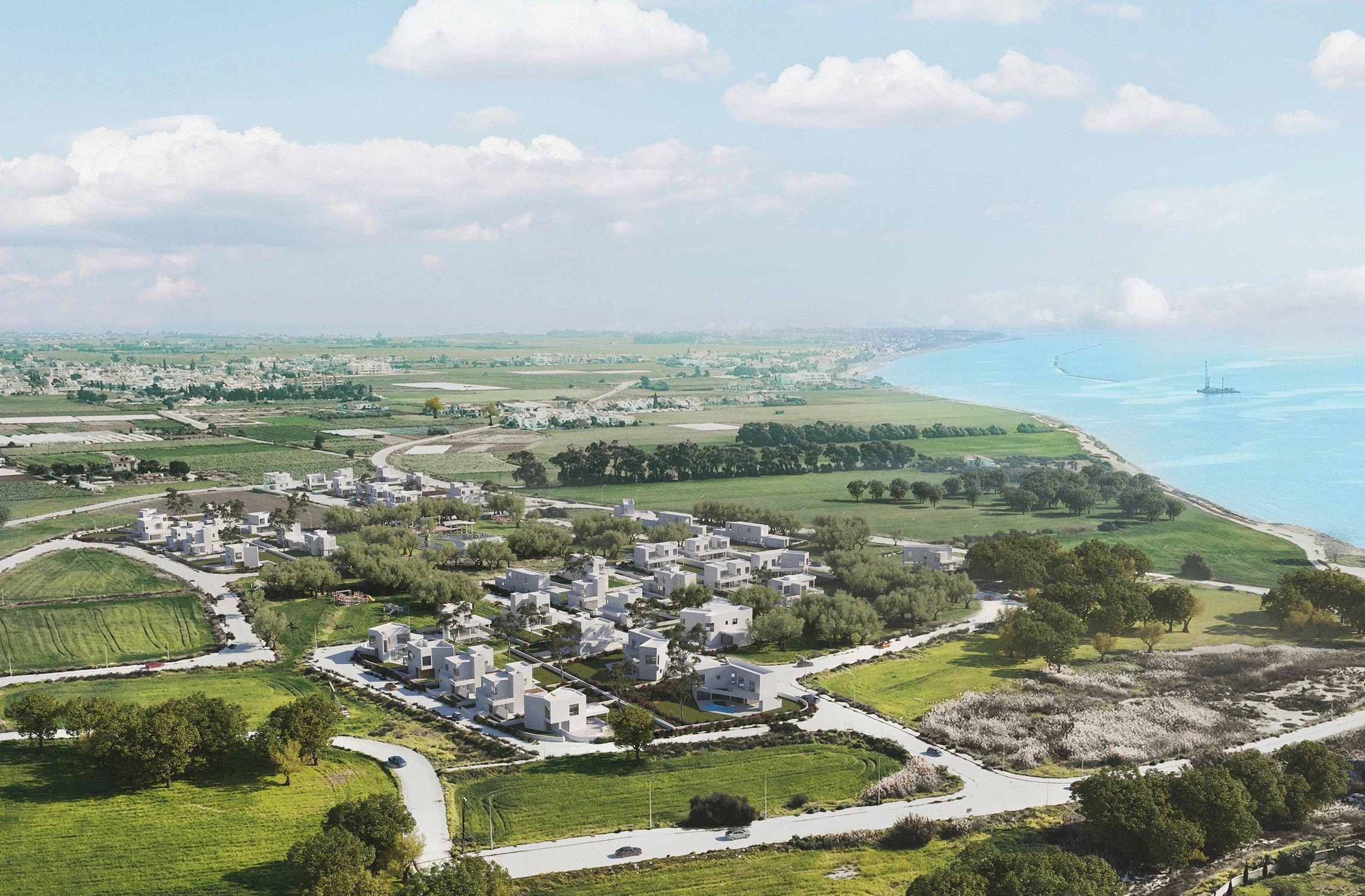 Ville in un nuovo complesso residenziale a Larnaca, Cipro