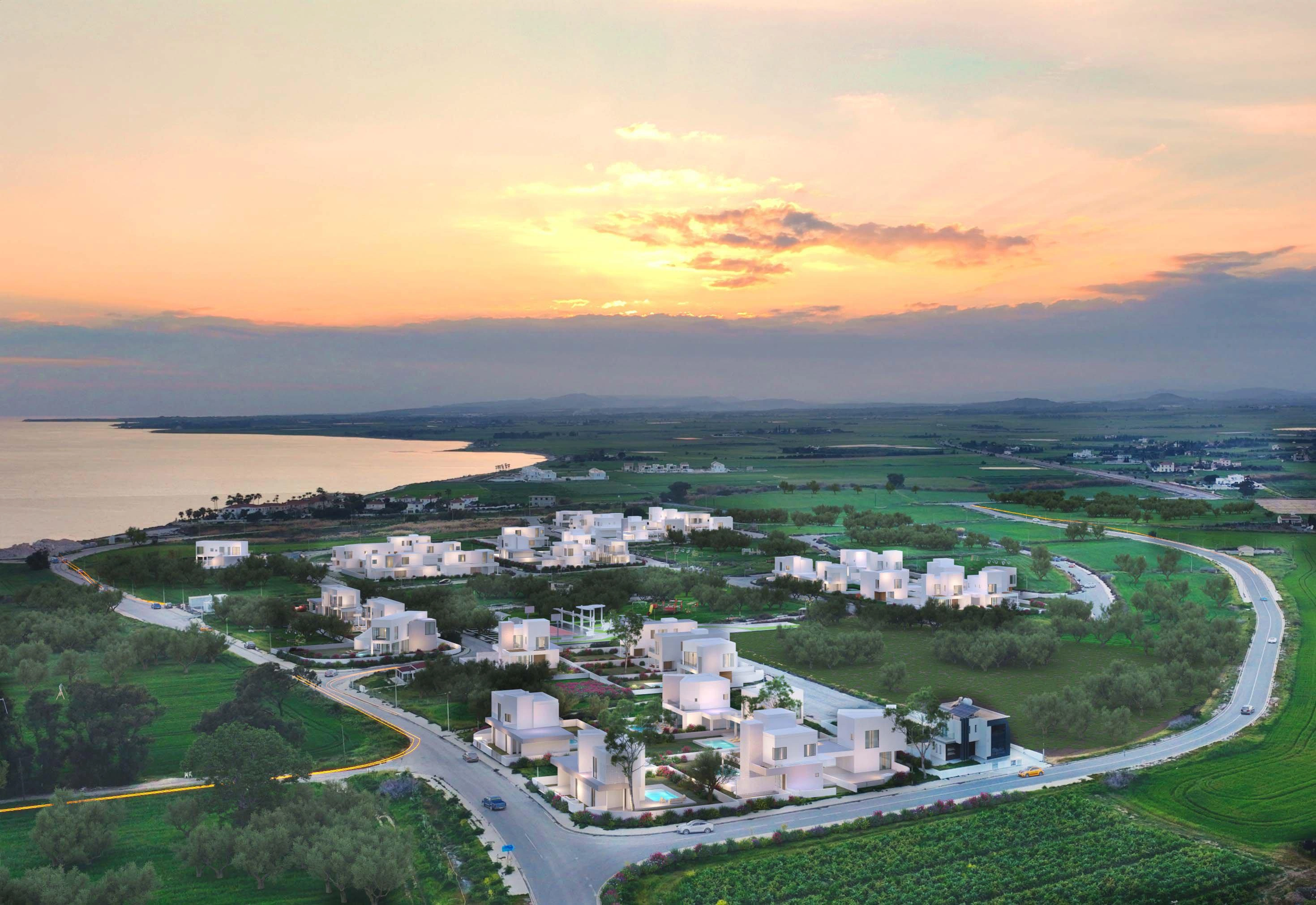 Ville in un nuovo complesso residenziale a Larnaca, Cipro