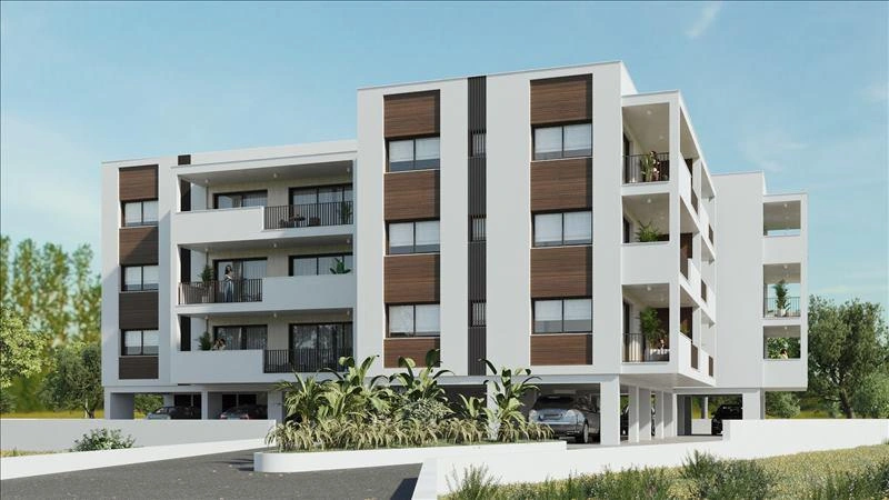 Apartments in a modern residential complex in Larnaca, Cyprus
