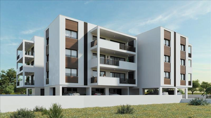 Apartments in a modern residential complex in Larnaca, Cyprus