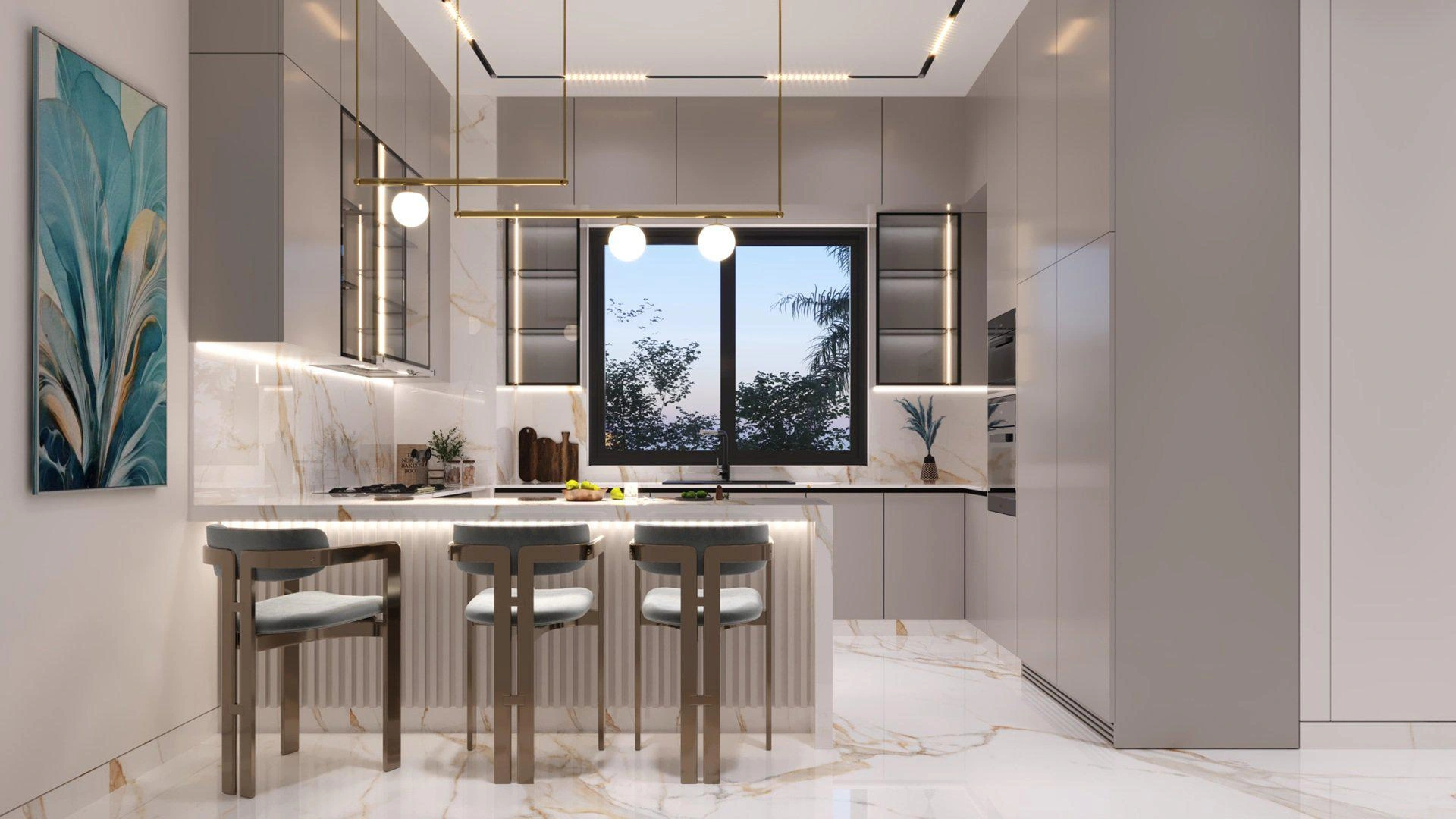 Jacob & Co. Beachfront Living 别墅,阿联酋 · 阿布扎比