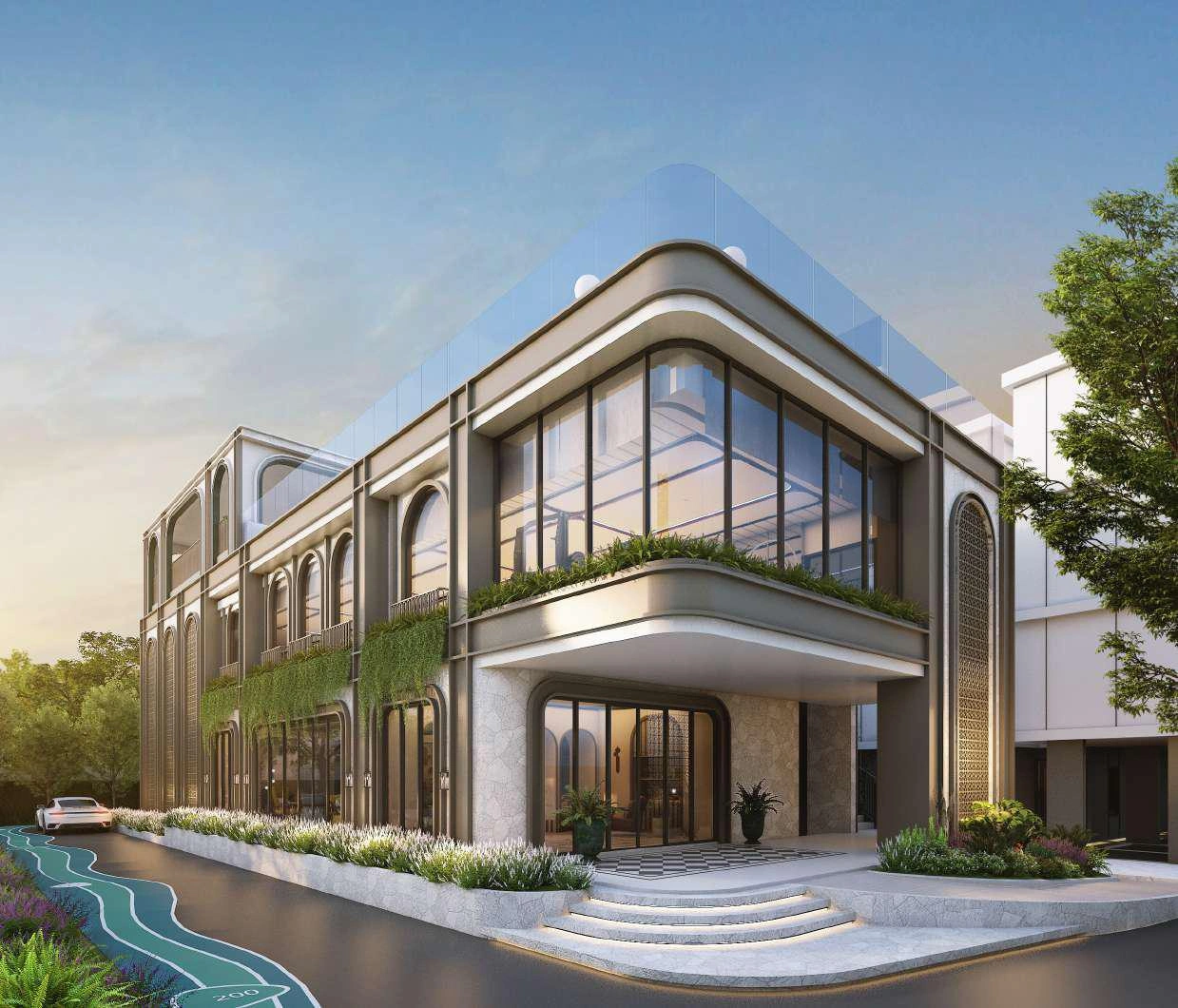 Apartments in a modern residential complex in Phuket, Thailand