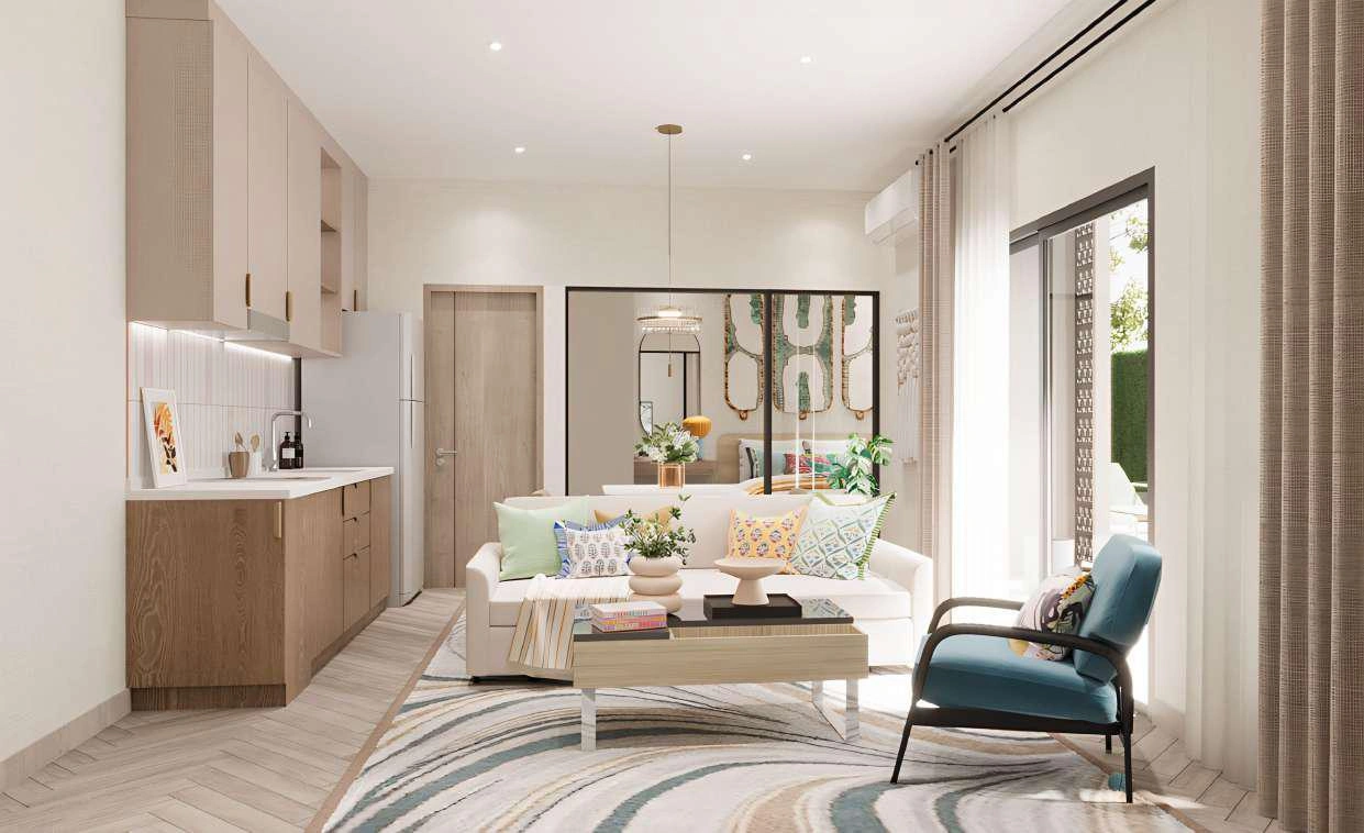 Apartments in a modern residential complex in Phuket, Thailand