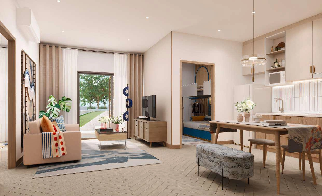 Apartments in a modern residential complex in Phuket, Thailand