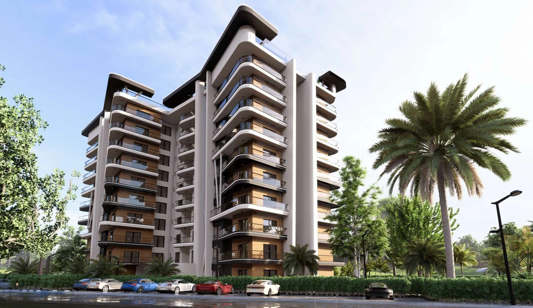 مجتمع آپارتمانی نزدیک لانگ بیچ، قبرس شمالی