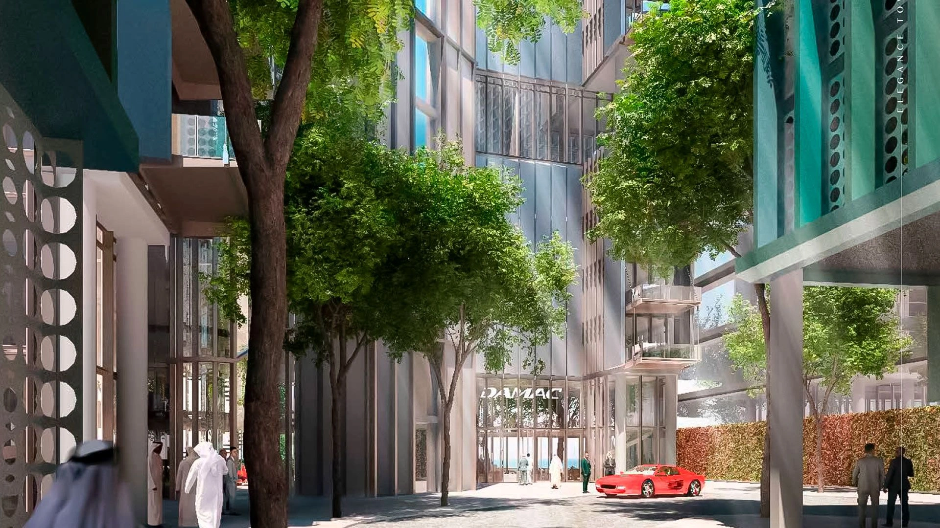 Elite residential complex in the Dubai Maritime City area