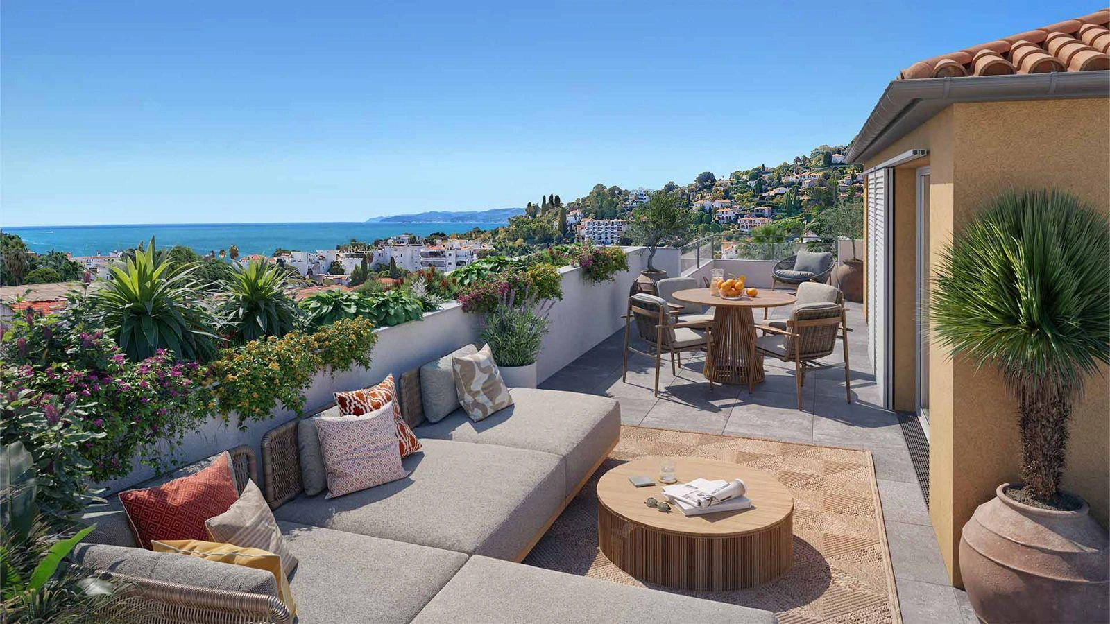 位于法国普罗旺斯-阿尔卑斯-蔚蓝海岸的现代住宅综合体公寓