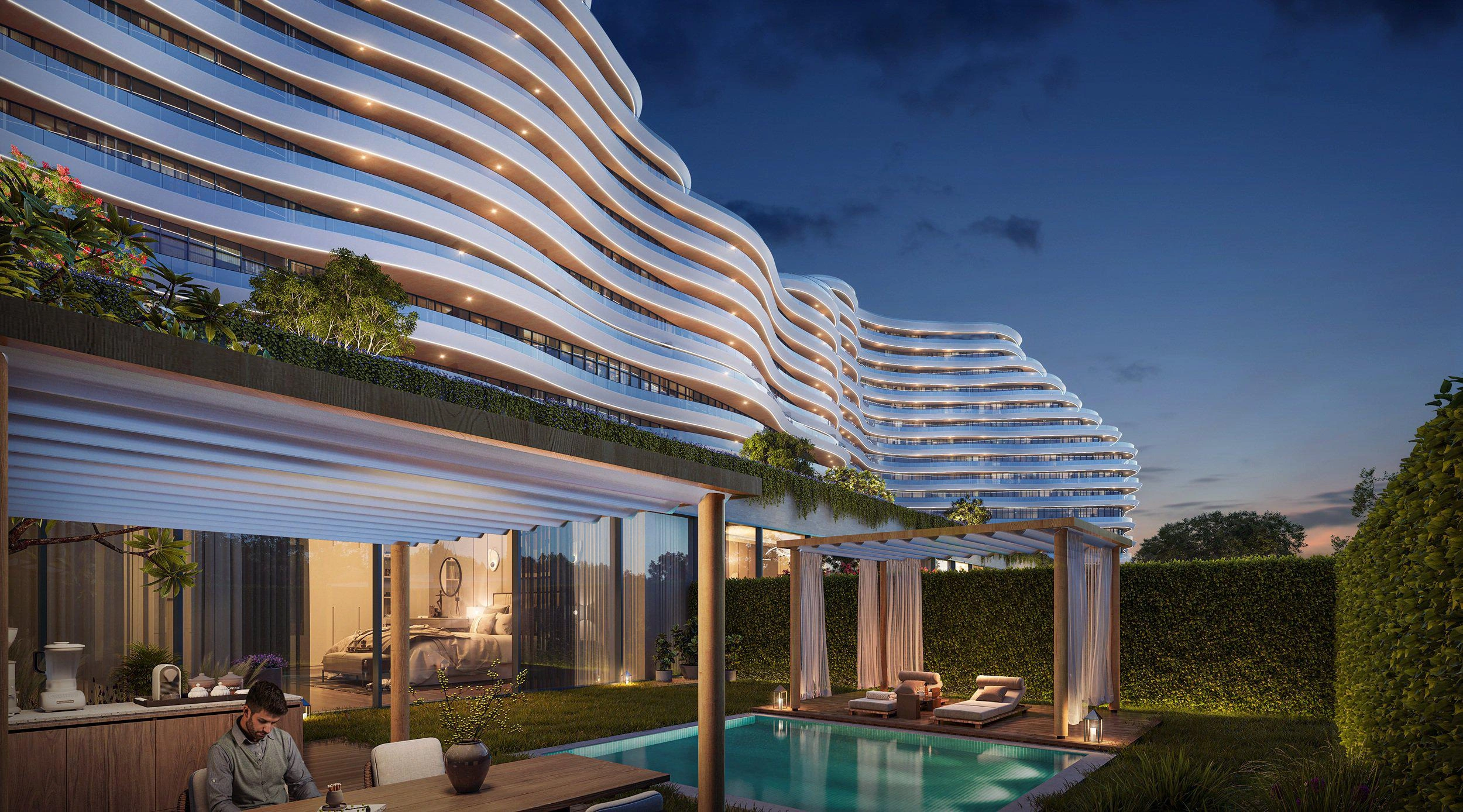 La Mazzoni अपार्टमेंट्स — रास अल-खैमा, संयुक्त अरब अमीरात