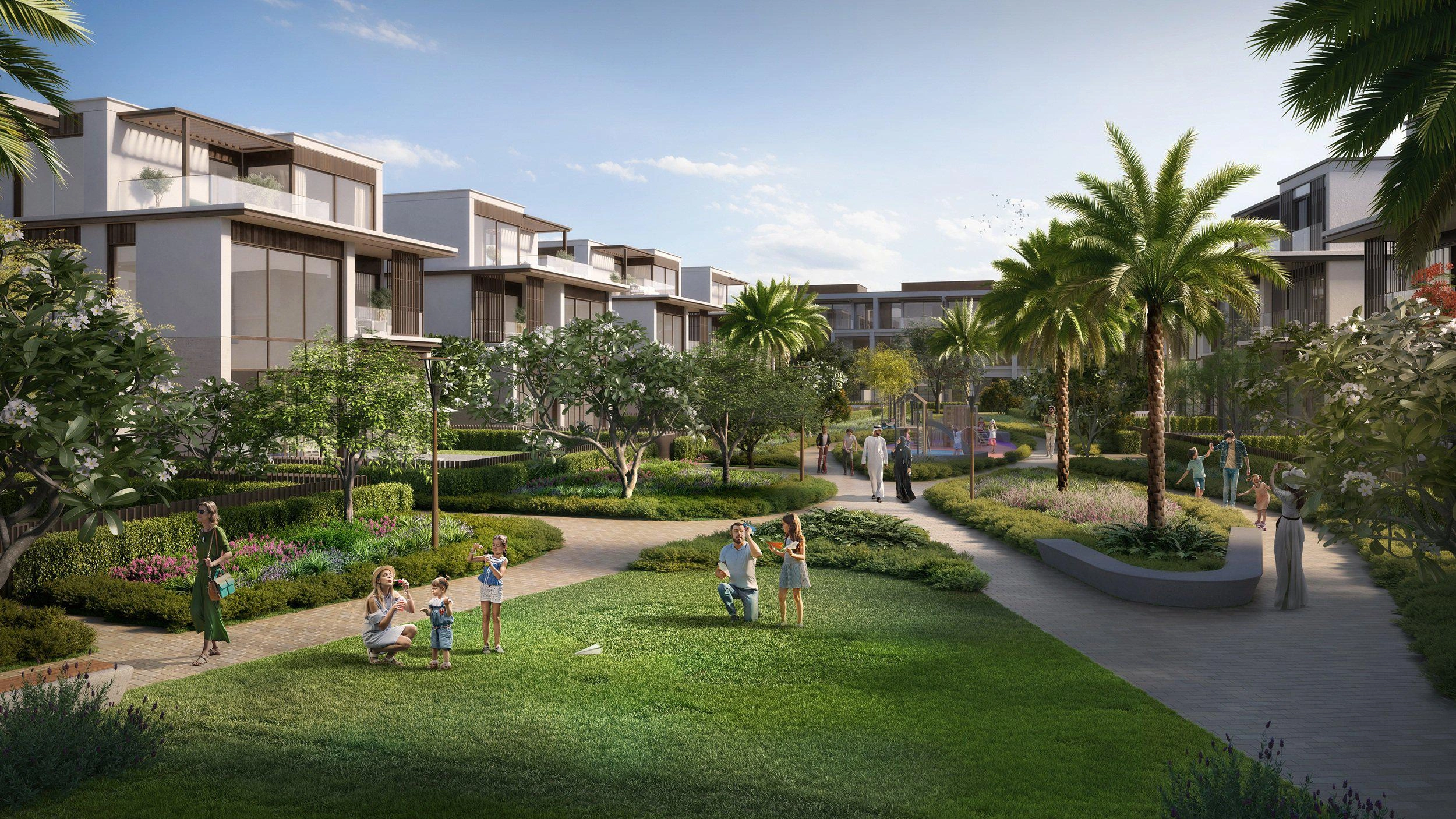 ویلاهای Nad al Sheba Gardens، دبی، امارات متحده عربی