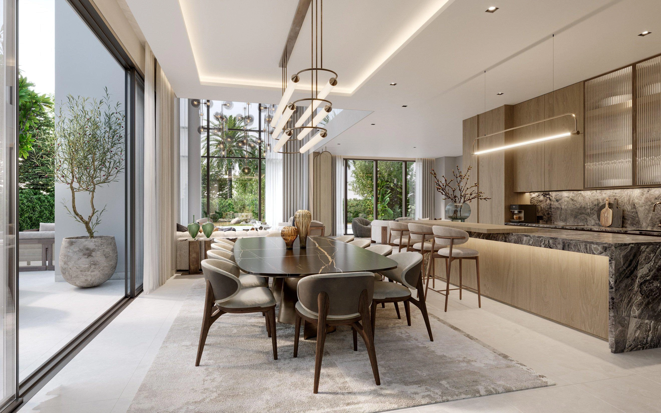 ویلاهای Nad al Sheba Gardens، دبی، امارات متحده عربی