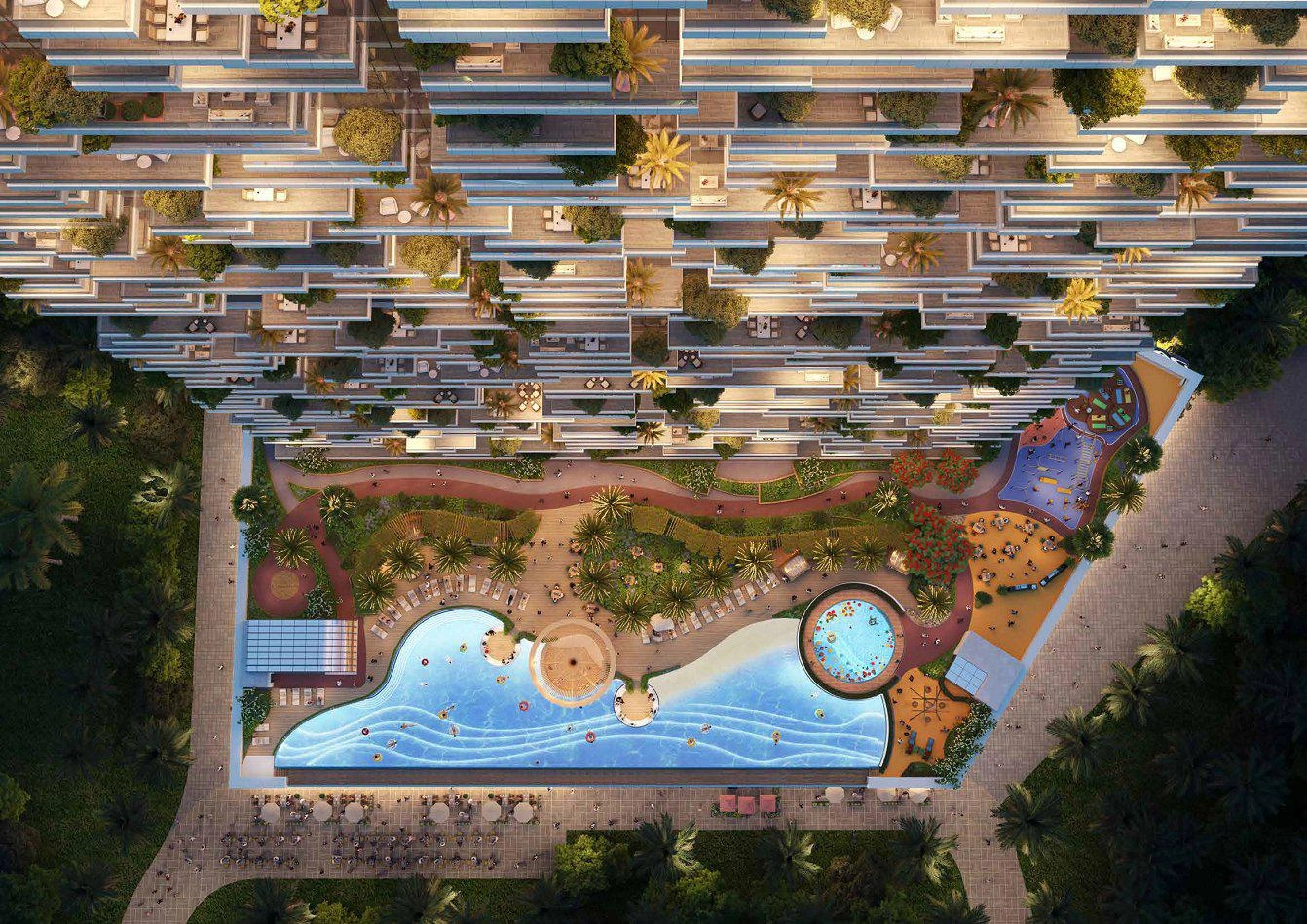 Safa Gate apartments, Dubai, United Arab Emirates