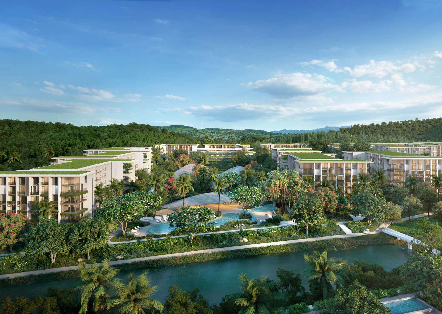 شقق في مجمّع سكني حديث بالقرب من شاطئ بانغ تاو، بوكيت، تايلاند