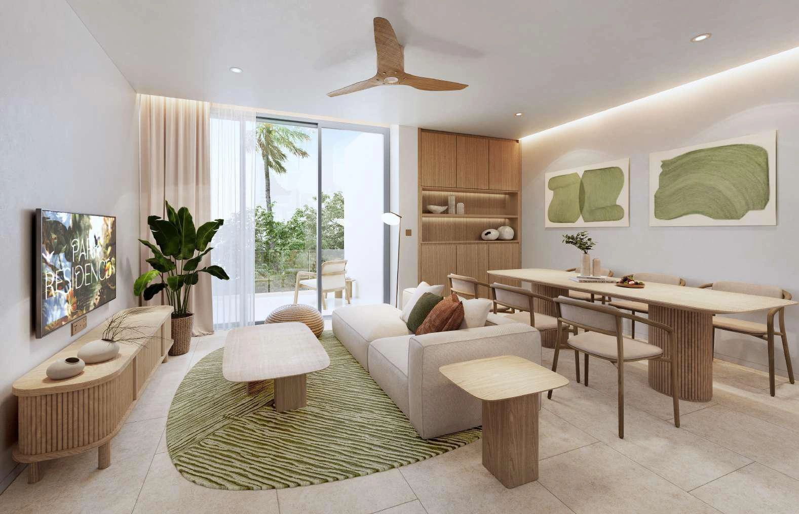 شقق في مجمّع سكني حديث بالقرب من شاطئ بانغ تاو، بوكيت، تايلاند