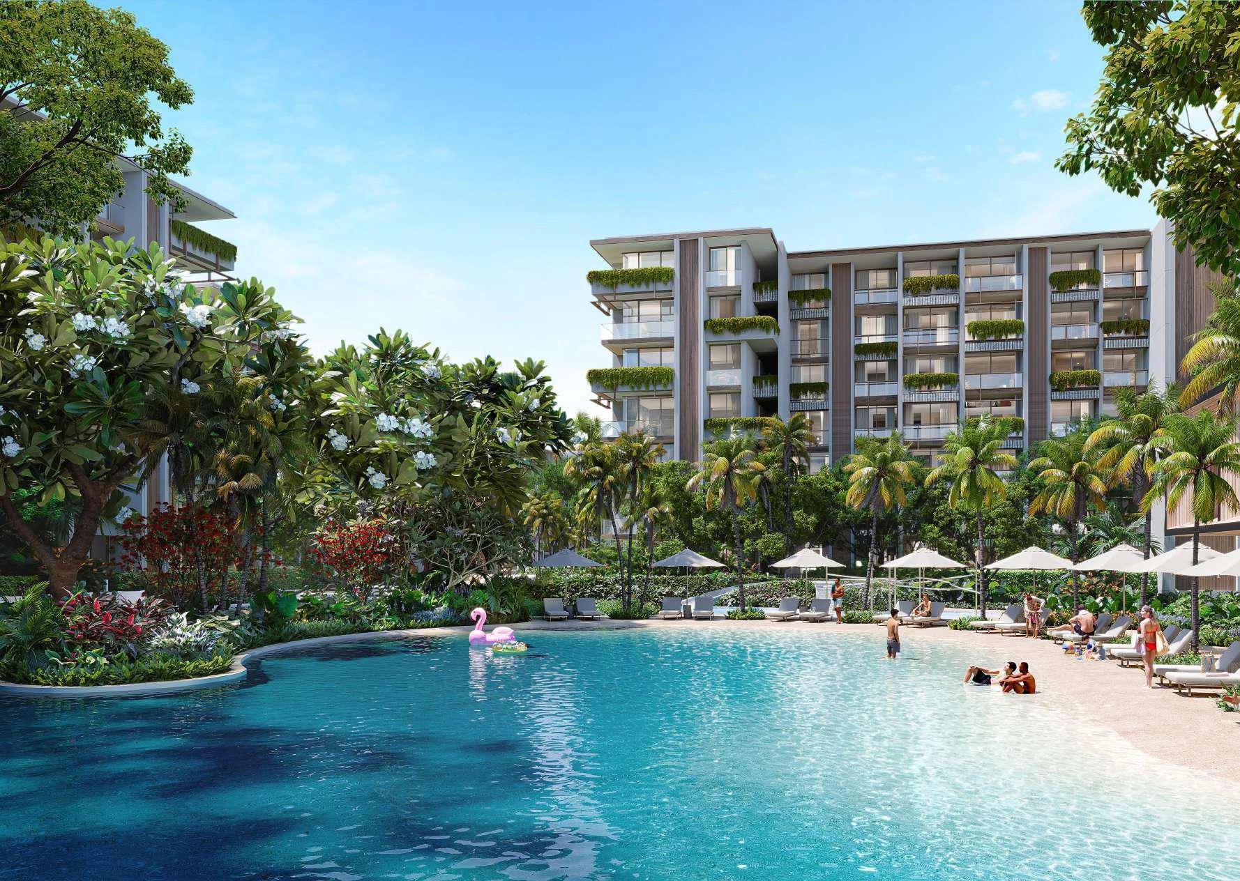 شقق في مجمّع سكني حديث بالقرب من شاطئ بانغ تاو، بوكيت، تايلاند