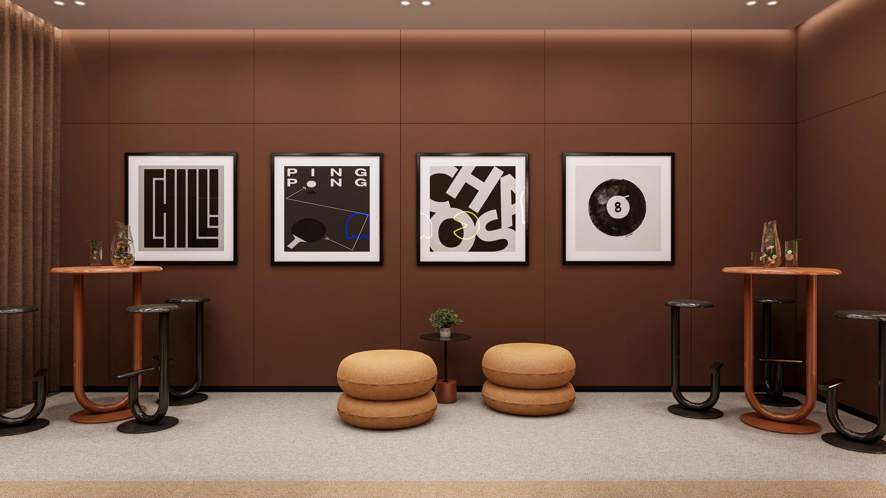 अट्टिका, ग्रीस में एक आधुनिक आवासीय परिसर के अपार्टमेंट